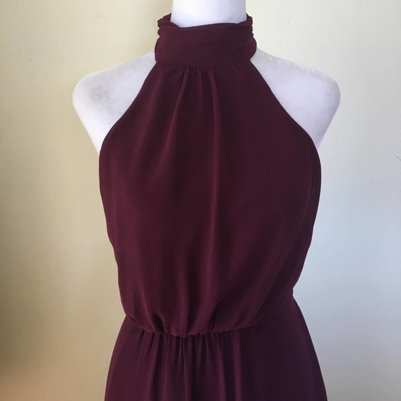 Show Me Your Mumu Collette Collar Maxi Merlot XS - Picture 7 of 15